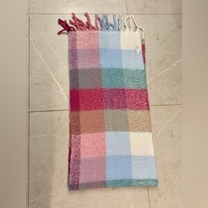 Brand New Hollister Colourful Plaid Scarf
